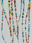 Bijoux de telephone multicolore en perles à facettes